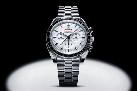 omega speedmaster white review|omega speedmaster white dial 42mm.